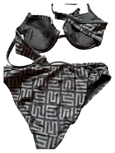 Mexx Damen Bikini Gr. 40 Mehrfarbig Grafisches Muster Modern