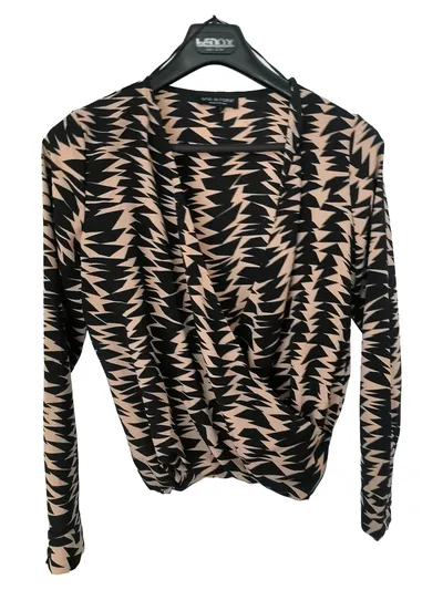 Ana Alcazar Damen Langarmshirt Grafik Print Mehrfarbig Gr. 38/M