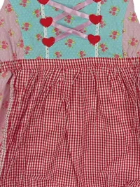 BONDI Dirndl Kleid Kinder Mädchen Gr. 92 Mehrfarbig Baumwolle Festlich 3