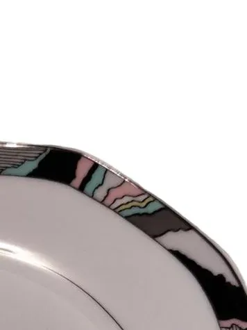 Eschenbach Espressotasse Unterteller Porzellan Modern Abstrakt Weiß 15cm