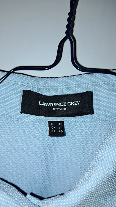 Lawrence Grey Damen Bluse ärmellos Strukturmuster Blau Gr. 40 L Casual