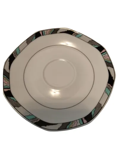 Eschenbach Unterteller Porzellan Modern Abstrakt Mehrfarbig 15cm