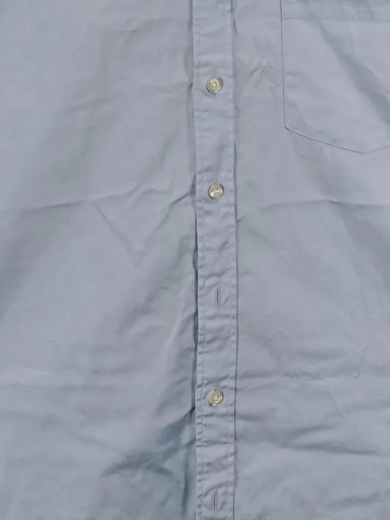 Charles Tyrwhitt Kurzarm Hemd Herren XL Blau Baumwolle Classic Fit 5