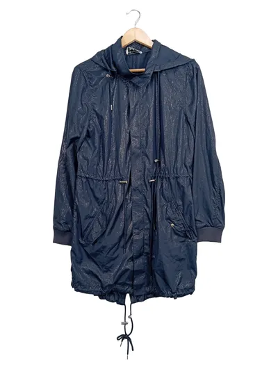 Rick Cardona Damen Leichte Jacke Gr. 38 Blau Casual Kapuze