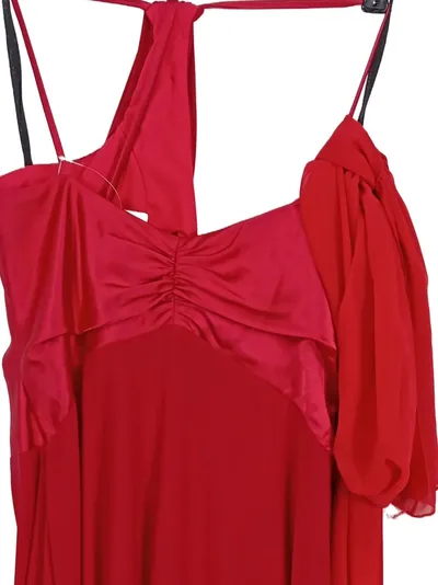 Eureka Damen Abendkleid Rot Gr. 40/L mit Strass-Applikation elegant