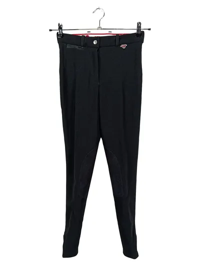 Red Horse Products Reithose Kinder Schwarz Gr. 176 Kniebesatz