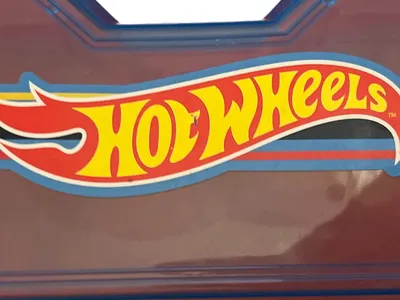 Hot Wheels Spielzeug Aufbewahrungsbox Kinder Kunststoff Logo Mehrfarbig 26cm