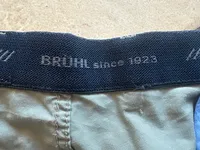 Brühl Herren Stoffhose Chino Beige Gr. W29 L27 Baumwolle Casual 3
