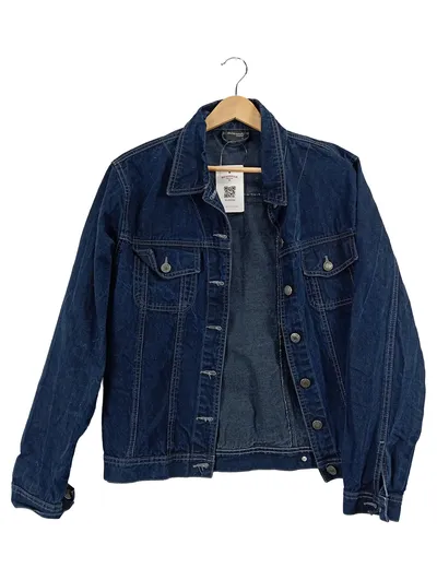 ADESSA Jeansjacke Damen Gr. 40/L Blau Casual Baumwolle