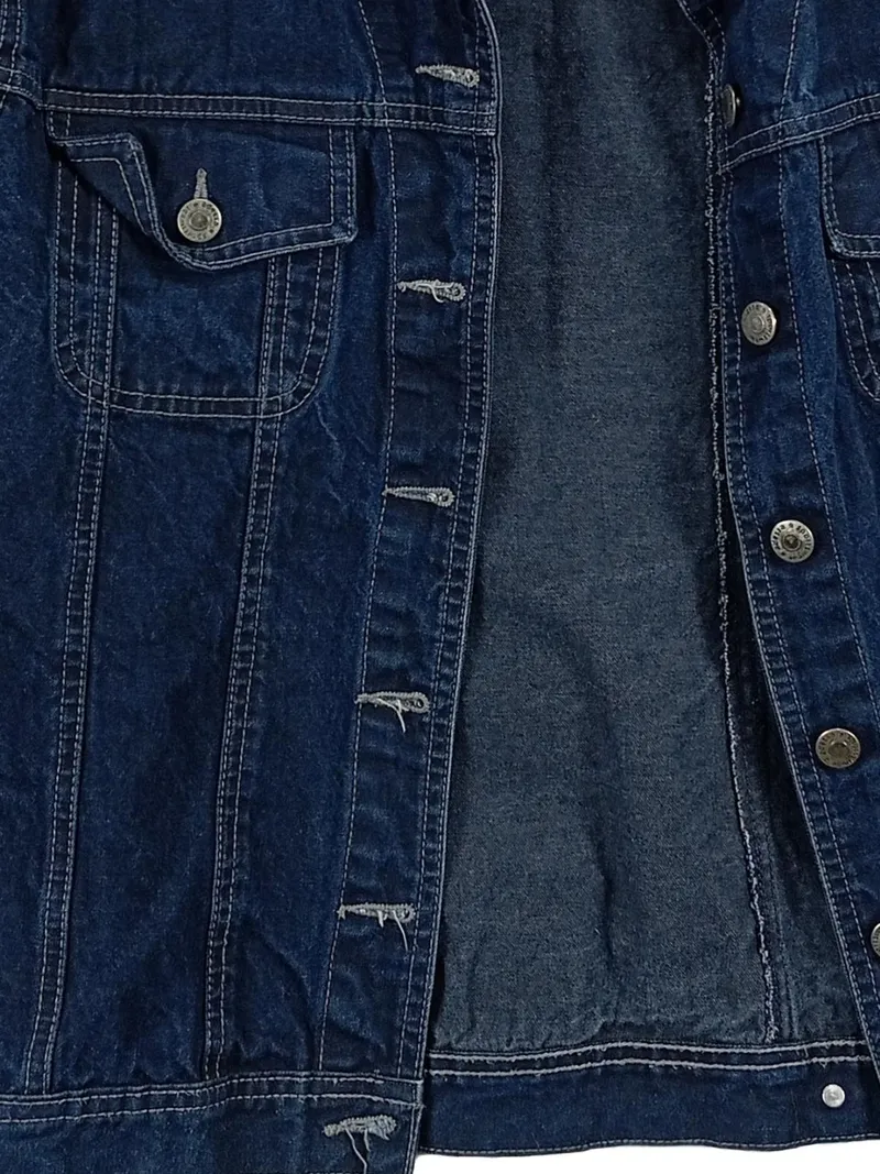 ADESSA Jeansjacke Damen Gr. 40/L Blau Casual Baumwolle 2