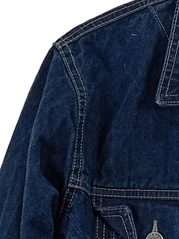 ADESSA Jeansjacke Damen Gr. 40/L Blau Casual Baumwolle 3