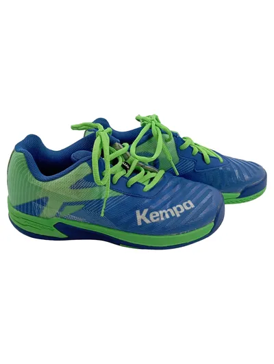 Kempa POWERCORE Fussballschuhe Kinder Gr. 37 Blau Sportlich Schnürung Synthetik