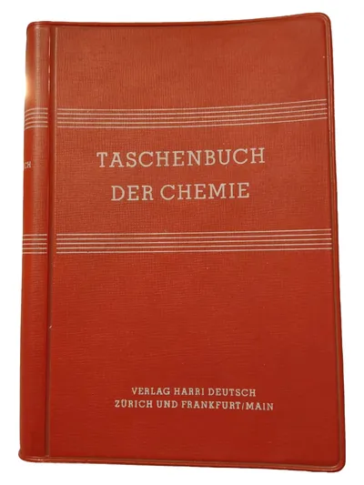 Fachbuch Chemie Hardcover Verlag Harri Deutsch Nachschlagewerk Deutsch
