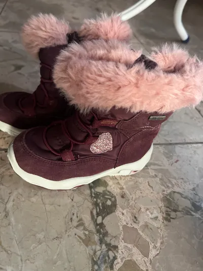 Elefanten Schneestiefel Mädchen Gr. 23 Winterstiefel Bordeaux Fell
