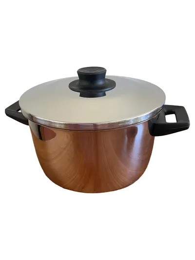 Tischfein Kochtopf Edelstahl 2-teilig Mehrfarbig 20cm Höhe 15cm