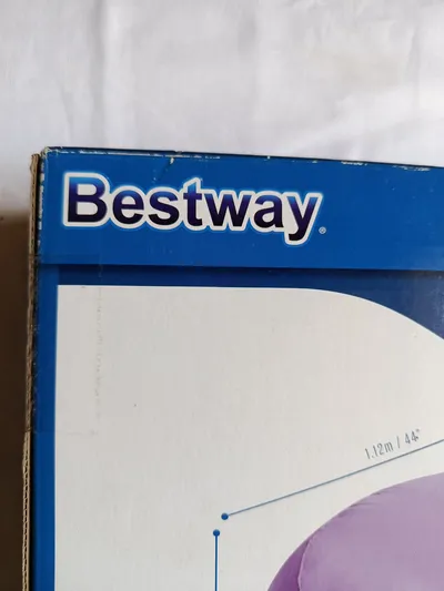 Bestway aufblasbares Bett Sessel Lila Uni Kunststoff 112cm