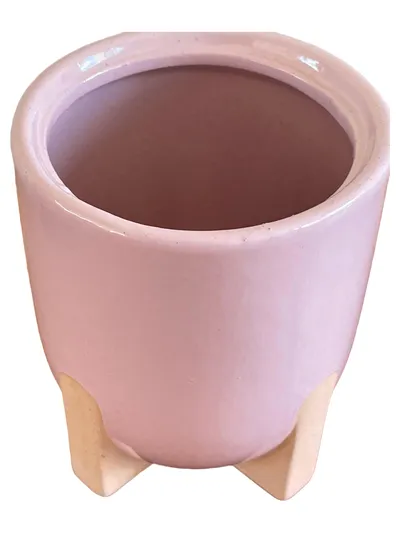 Kolibri Home Übertopf Keramik Pink Modern 13cm Pflanztopf Blumentopf