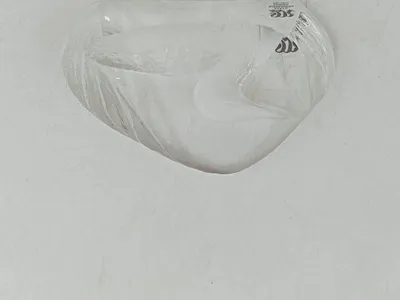 Mats Jonasson Glasfigur Vogel Skulptur Briefbeschwerer Transparent 5cm