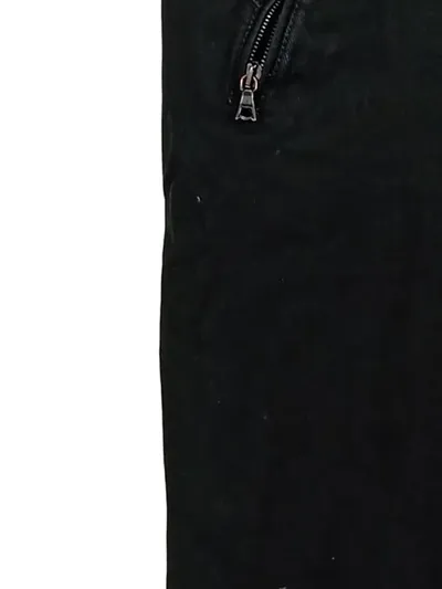 CAMBIO Damen Stoffhose Schwarz Gr. 40 Stretch Reißverschluss Details