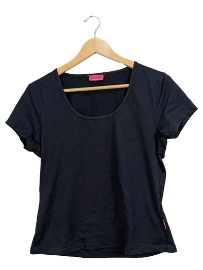 VENICE BEACH Damen T-Shirt Schwarz Casual Einheitsgröße