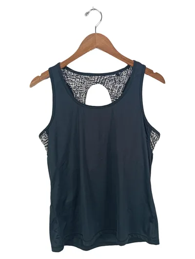 CRIVIT Damen Sportshirt Schwarz Gr. 44;L mit Rückenausschnitt