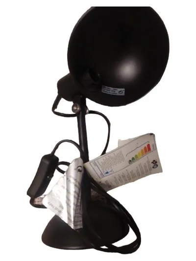 Aurosens Metall Tischleuchte Schreibtischlampe Schwarz 35cm Modern