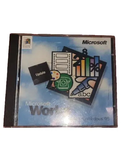 Microsoft Works Update für Windows 95 Produktivitätssoftware CD-ROM