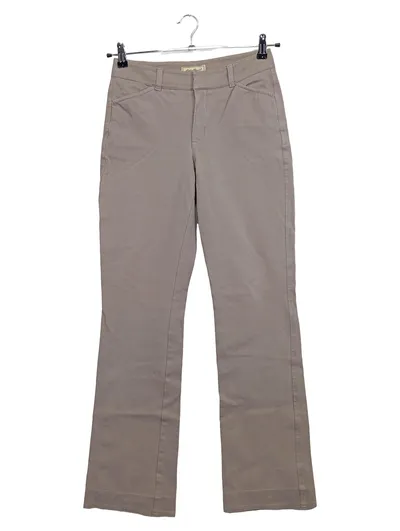 Eddie Bauer Damen Stoffhose Beige Gr. 34 Chino Casual Hose
