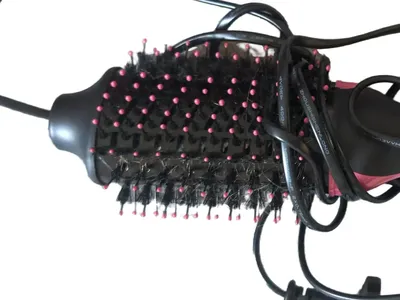 REVLON RVDR5282 Warmluftbürste Haartrockner Bürste Schwarz Bunte Applikationen