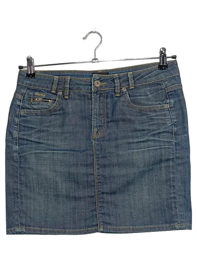 Mexx Damen Jeansrock Gr. 36 S Blau Casual Denim Minirock