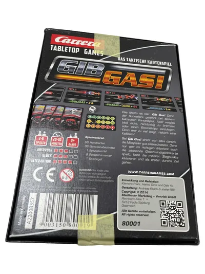 Carrera Tabletop Games: Gib Gas! Das taktische Kartenspiel für Kinder