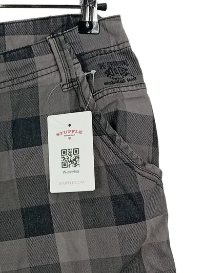 EIGHT2NINE Herren Cargo Shorts kariert Grau W32 M L20