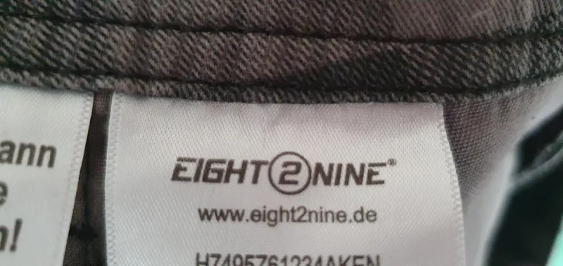 EIGHT2NINE Herren Cargo Shorts kariert Grau W32 M L20 4