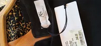 ANNA SERAVALLI Damen Freizeitkleid Gr. 40 L Schwarz Leinen Casual Schleifen 3