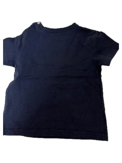 Ralph Lauren Baby T-Shirt Blau Gr. 74/9M Logo Baumwolle