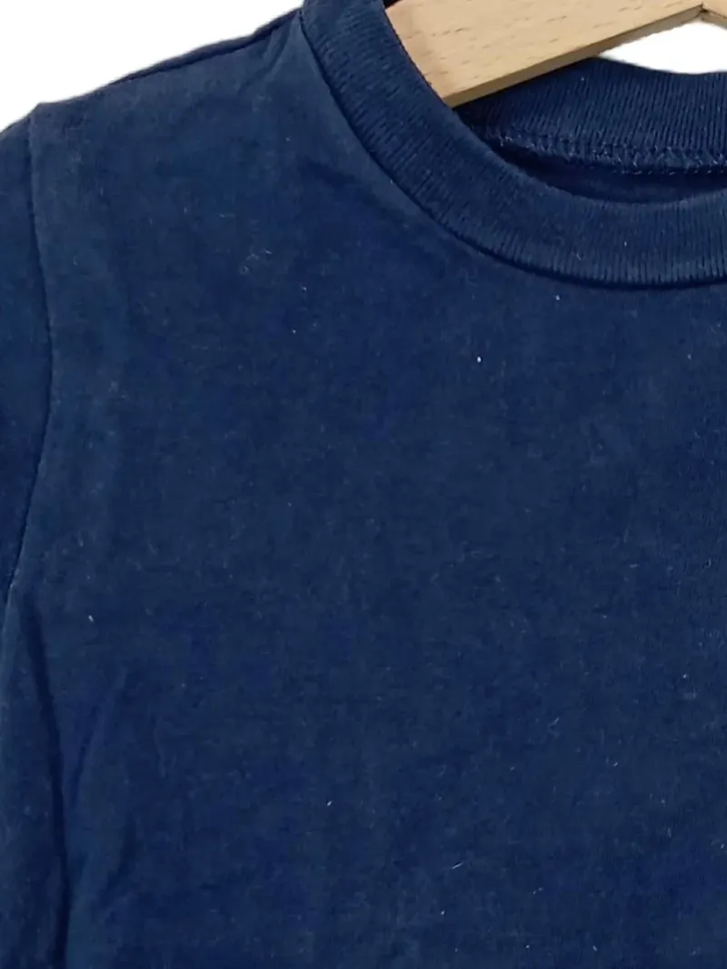 Ralph Lauren Baby T-Shirt Blau Gr. 74/9M Logo Baumwolle 3