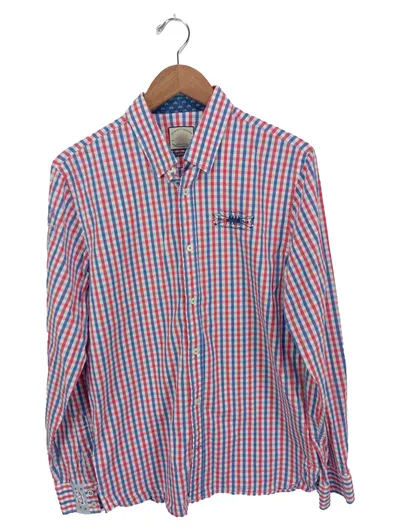Van Santen & Van Santen Herren Karohemd M Mehrfarbig Casual Langarm
