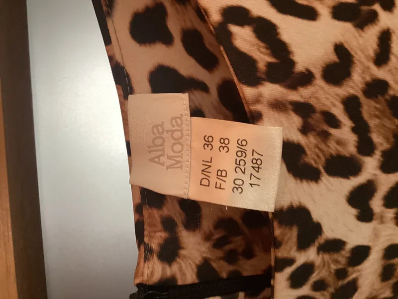 Alba Moda Damen Freizeitkleid Animal Print Midikleid Mehrfarbig Gr. 36 S 5