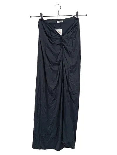 LASCANA Damen Faltenrock Schwarz Gr. 36/S Elegant Maxirock