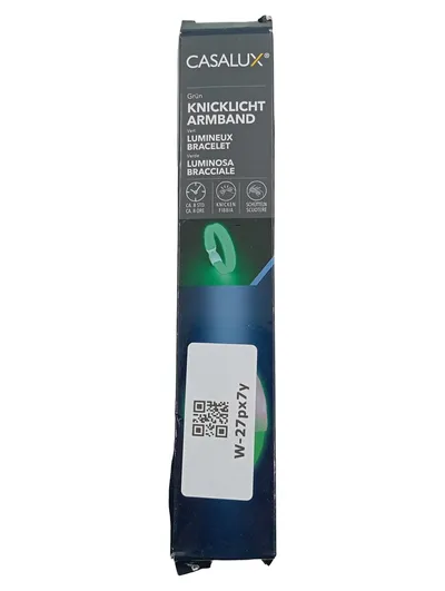 Casalux Knicklicht Armband Leuchtarmband Grün 20cm Glow Stick Party
