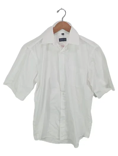 Barisal Herren Business Hemd Kurzarm Weiß Gr. 38 Baumwolle
