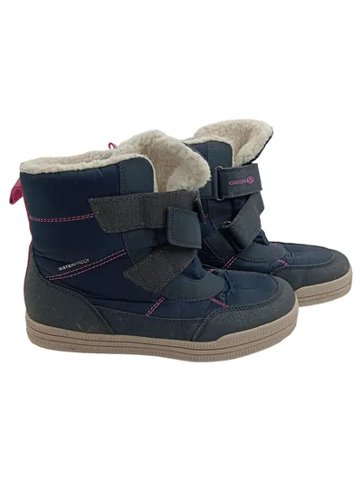 Geox Kinder Schneestiefel Gr. 37 Blau Praktisch Warm Outdoor Stiefel