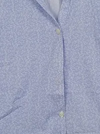 Eddie Bauer Damen Hemdbluse Gr. 36/S Blau Florales Muster 3/4-Arm 5