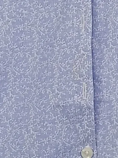 Eddie Bauer Damen Hemdbluse Gr. 36/S Blau Florales Muster 3/4-Arm 6