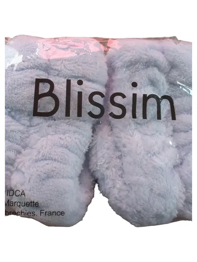Blissim Stirnband Damen Blau UNI Strukturmuster Praktisch Freizeit