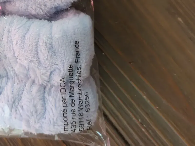 Blissim Stirnband Damen Blau UNI Strukturmuster Praktisch Freizeit 4