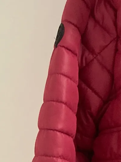 Blue Flame Damen Steppjacke Pink Gr. 38/M mit Kapuze Outdoor Freizeit