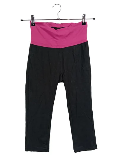 OKAY Kinder Jogginghose Gr. 152 Schwarz Capri Sporthose Freizeithose