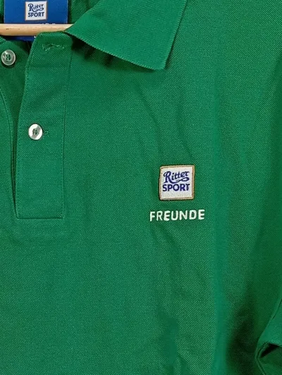 Ritter Sport Herren Poloshirt Grün Gr. 50;L Casual Baumwolle