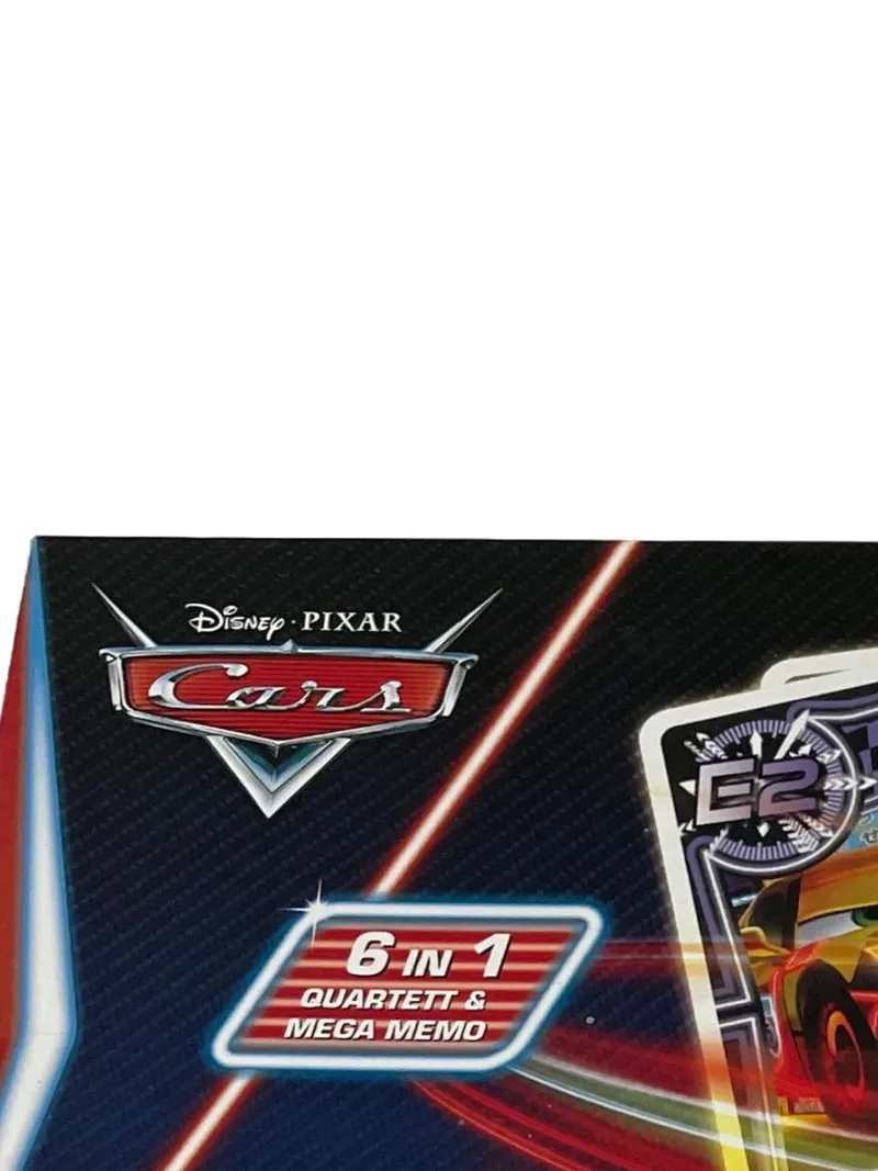 Disney Pixar Cars 3 Spielbox 6-in-1 Kartenspiel Quartett Memo Kinder 3